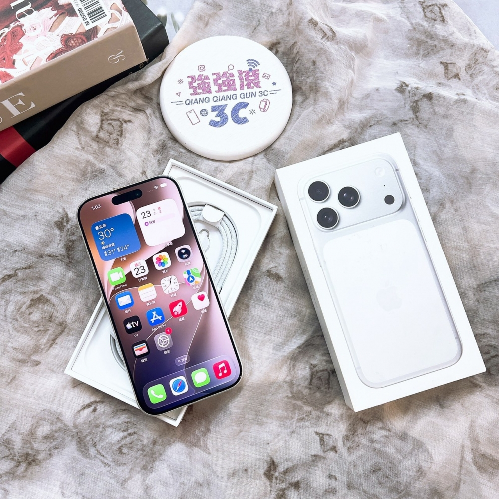 二手-iPhone17 Pro 256G 銀色#55197（店家保固365天）