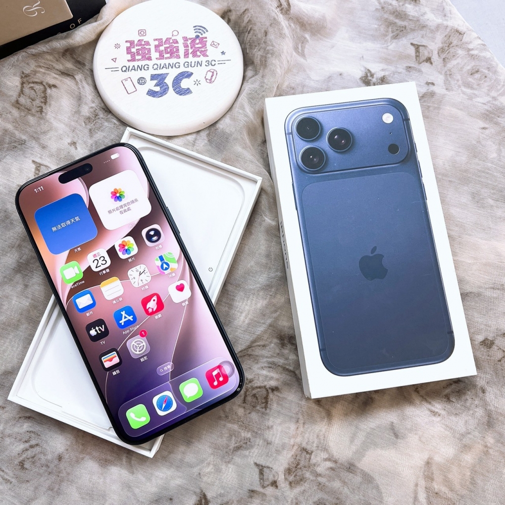 二手 iPhone17ProMax 256G 藍色*49815(店家保固365天)