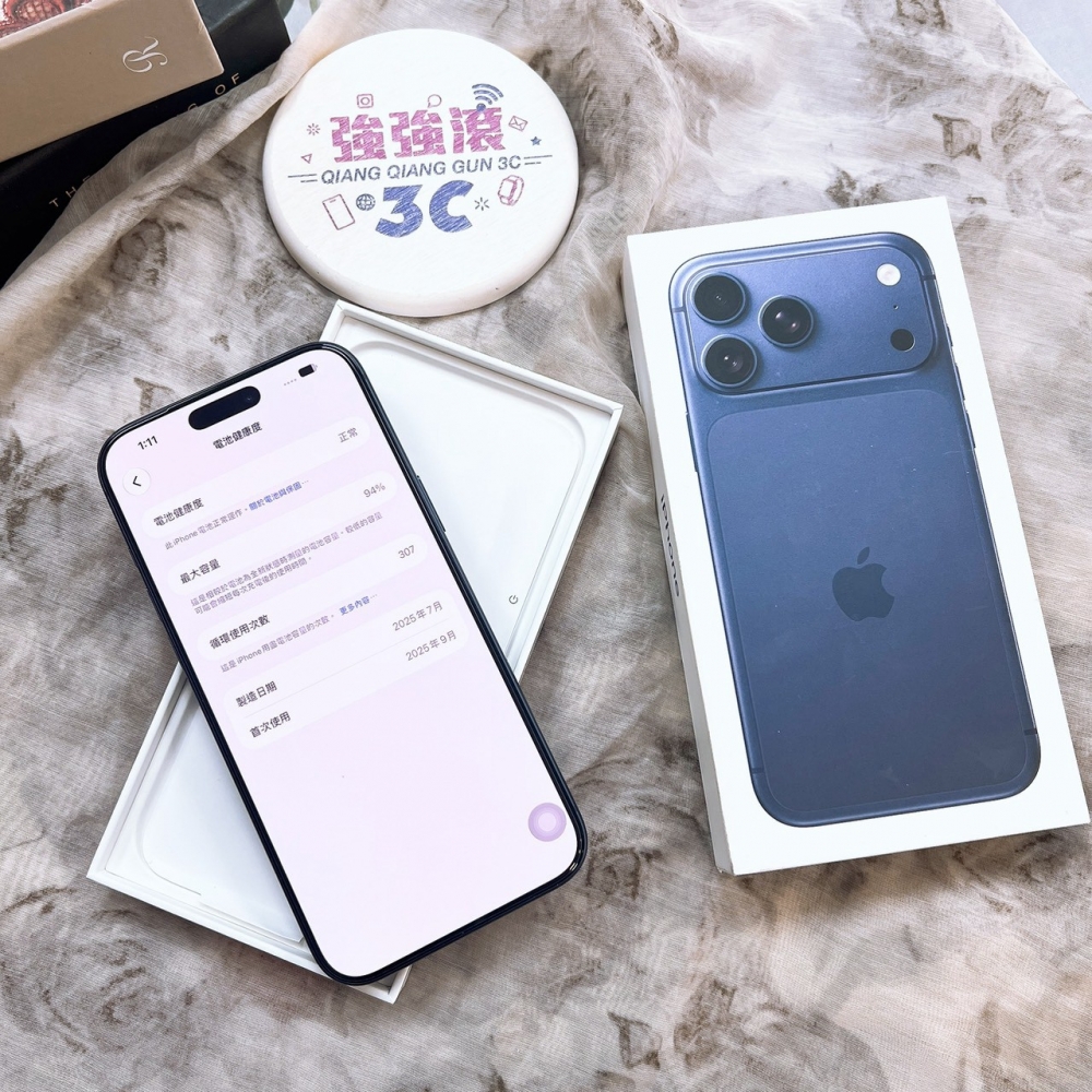 二手 iPhone17ProMax 256G 藍色*49815(店家保固365天)