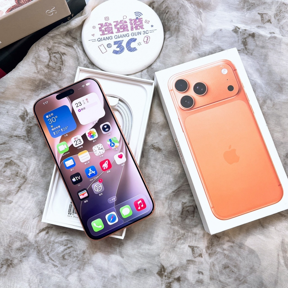 二手 iPhone17ProMax 256G 橘色*90092(店家保固365天)
