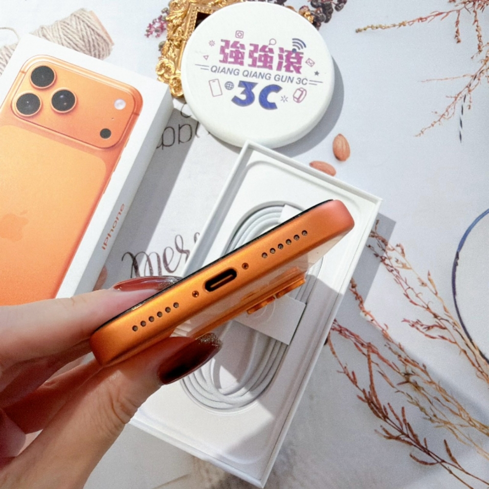 善化-二手 iPhone17 Pro Max 256G 橘色#09286（原廠保固）