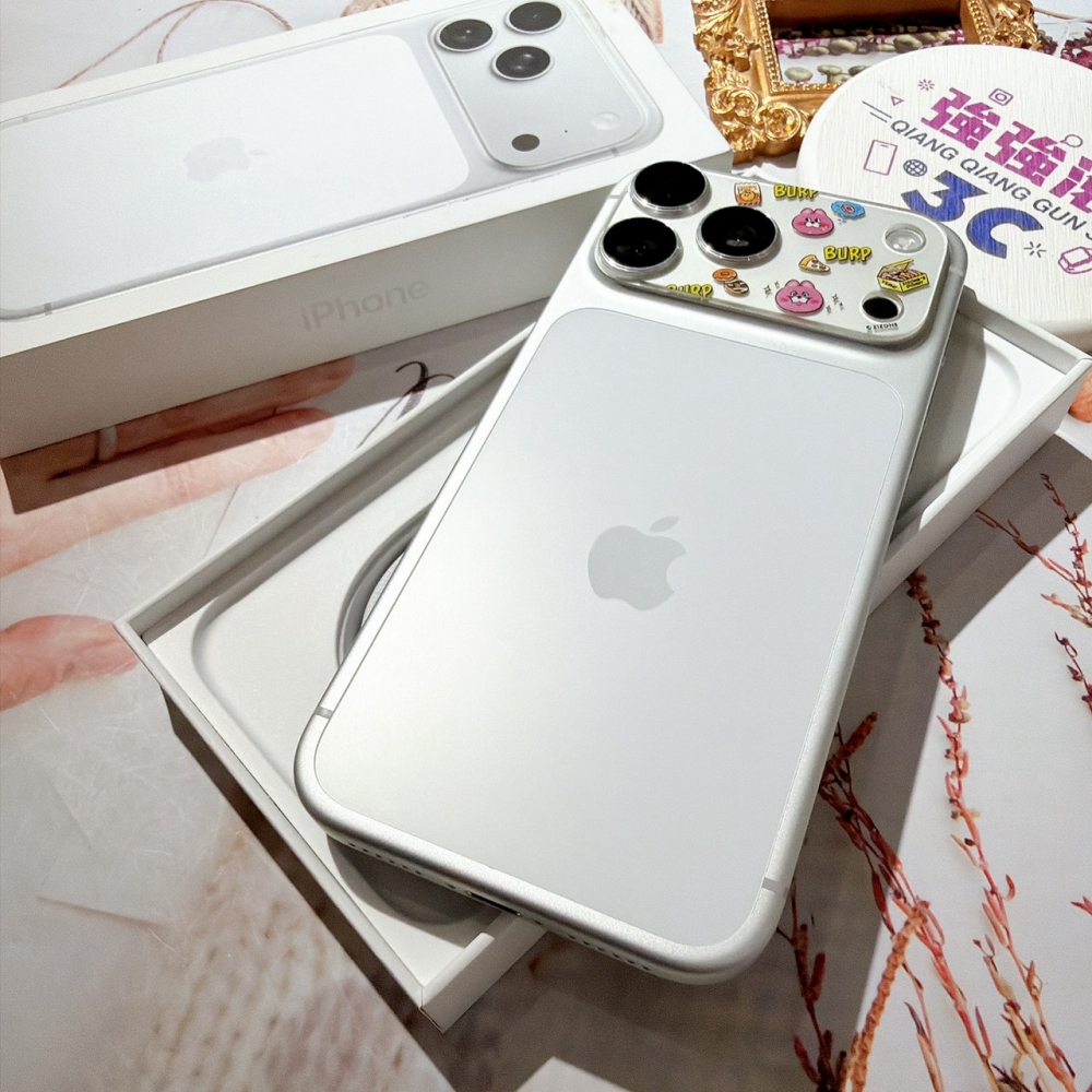 善化-二手 iPhone17 Pro Max 256G 銀色#03567(原廠保固)
