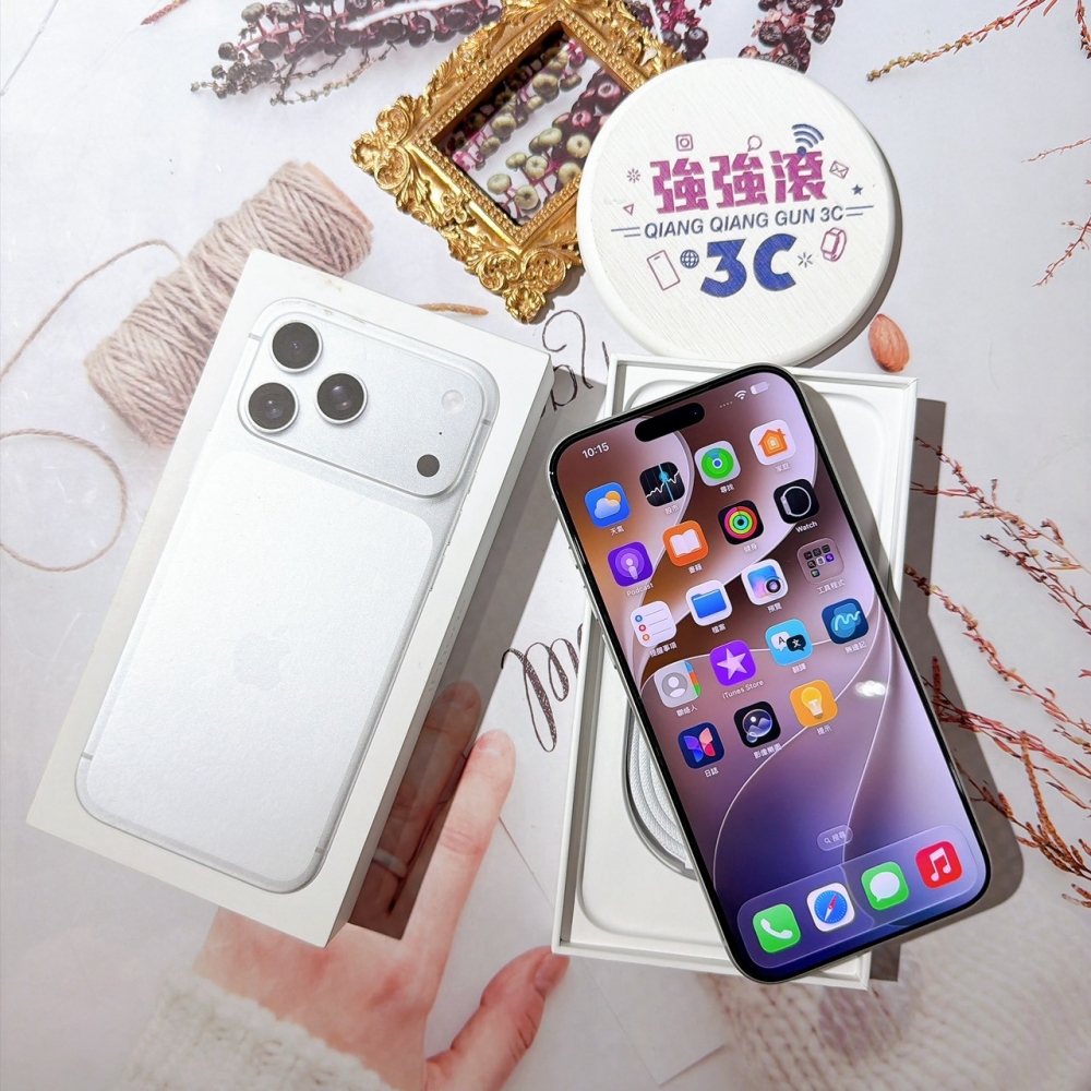 善化-二手 iPhone17 Pro Max 256G 銀色#03567(原廠保固)
