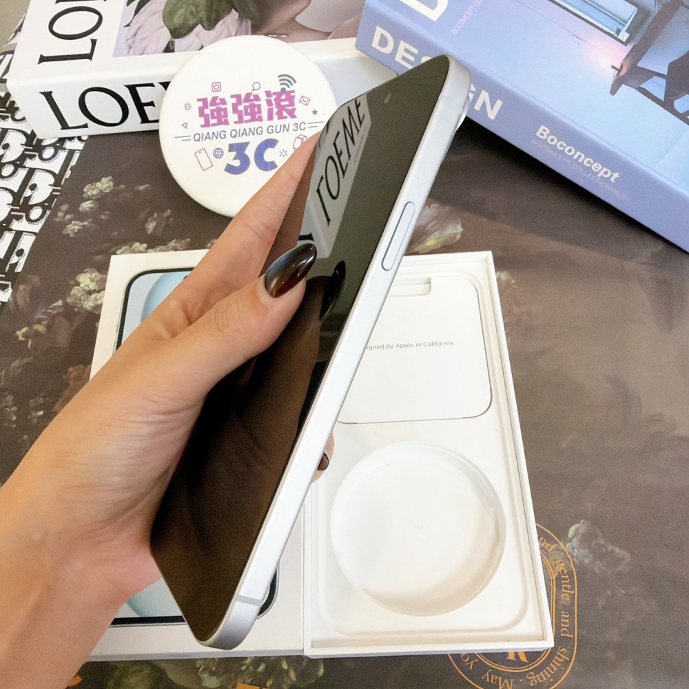 鹽行-二手 15plus 128G 藍色 #49306(店家保固)