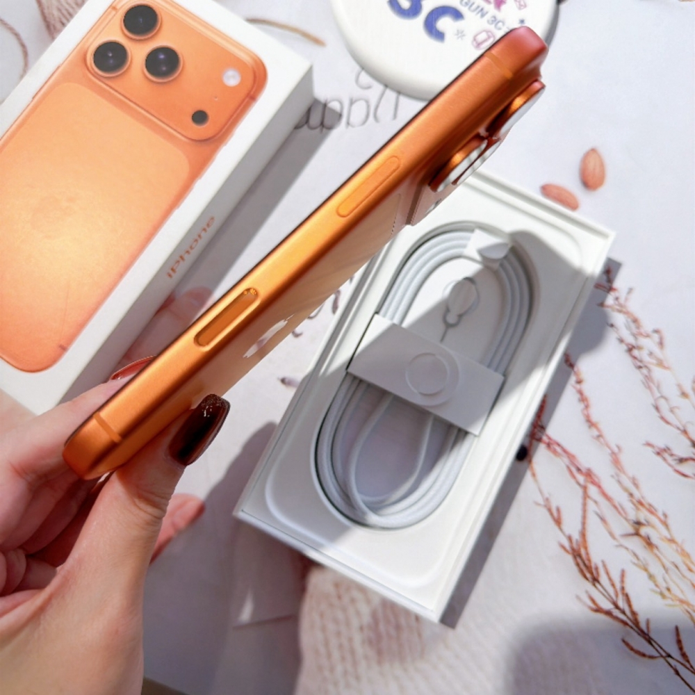 善化-二手 iPhone17 Pro 256G 橘色#85666(店家保固)