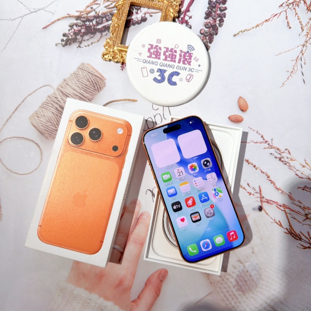 善化-二手 iPhone17 Pro 256G 橘色#85666(店家保固)
