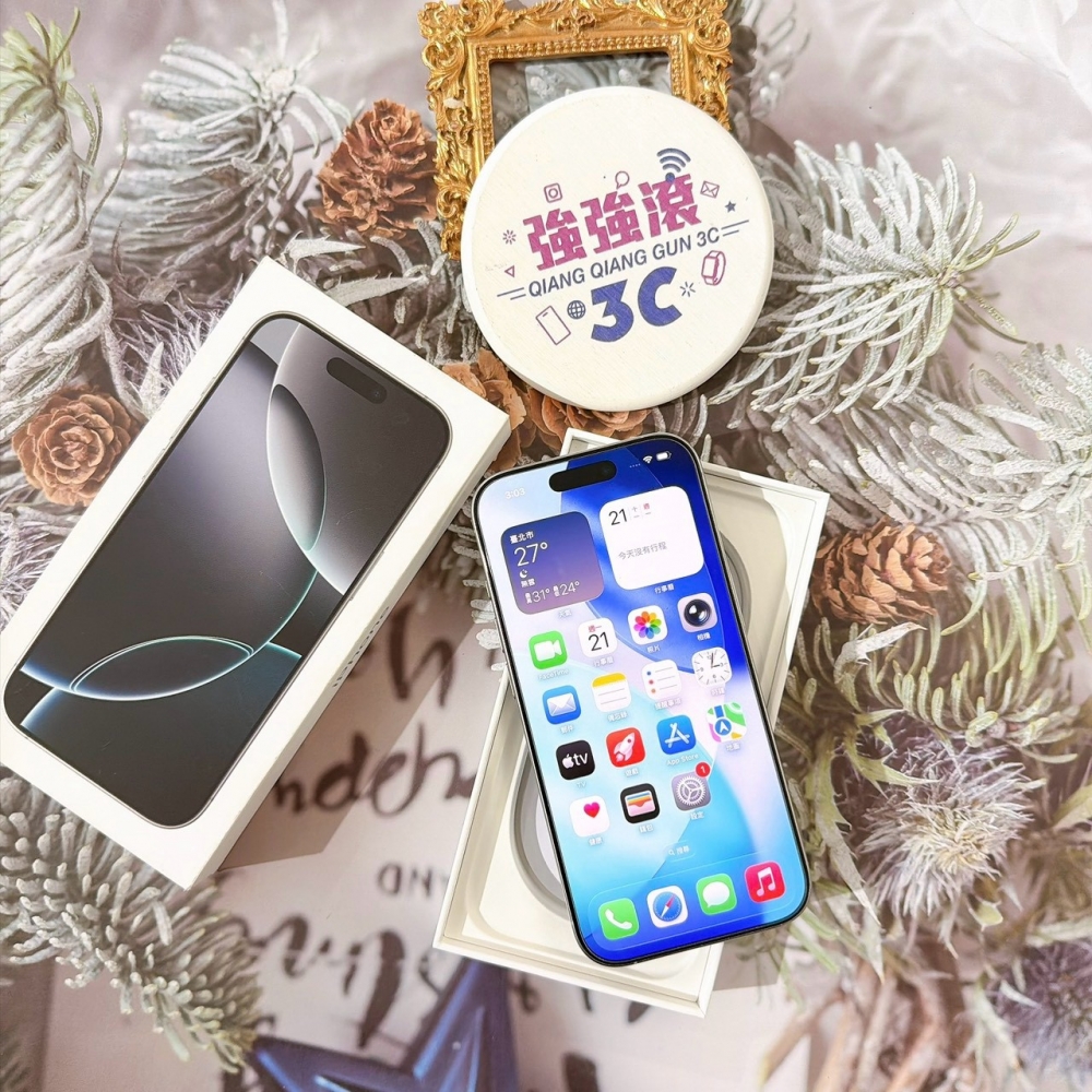 善化-二手 iPhone16 Pro 256G 白色#35580(店家保固)