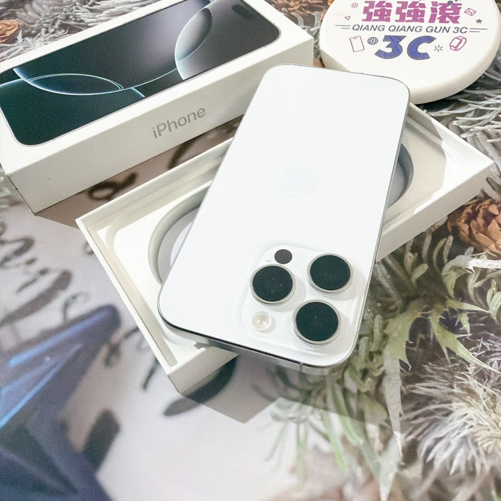 善化-二手 iPhone16 Pro 256G 白色#35580(店家保固)