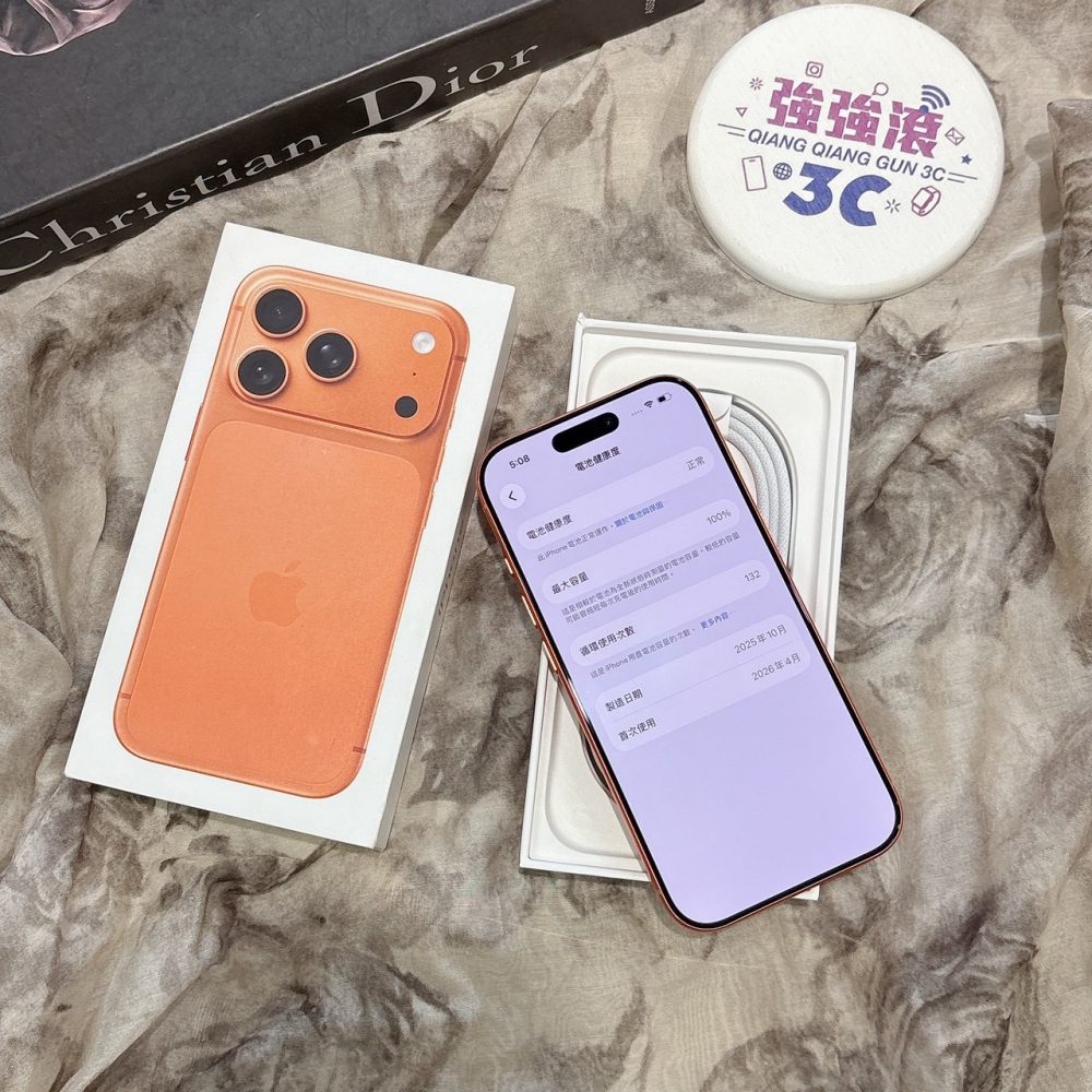 二手 iPhone17Pro 512G 橘色*14843(原廠保固)