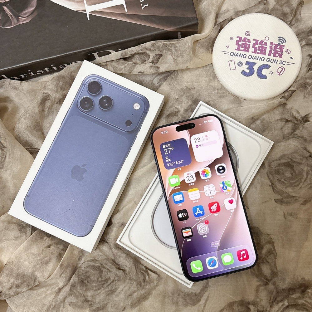 二手 iPhone17ProMax 256G 藍色*69862(店家保固)