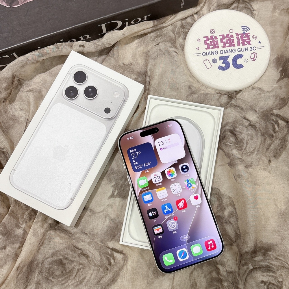 二手 iPhone17Pro 256G 銀色*83704(店家保固)