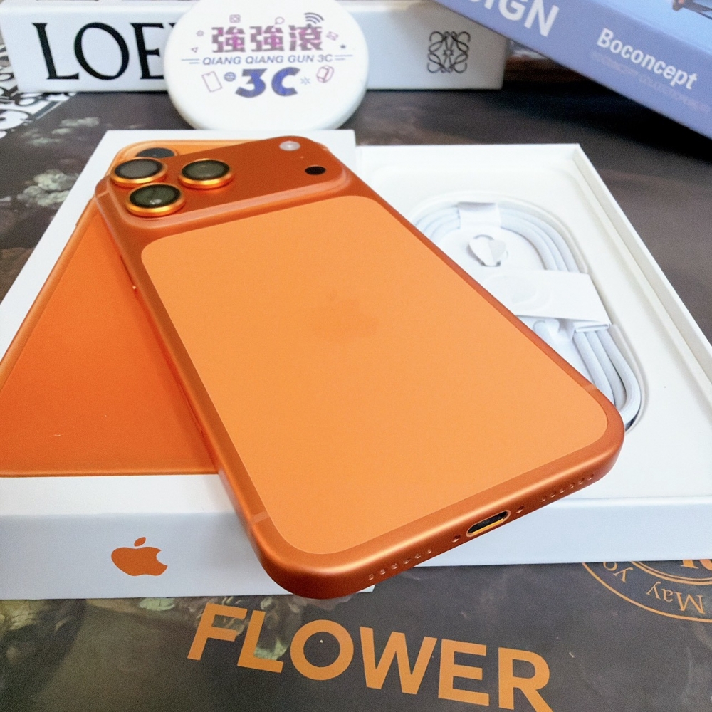鹽行-二手 17 pro max 256G 橘色 #13047(店家保固)