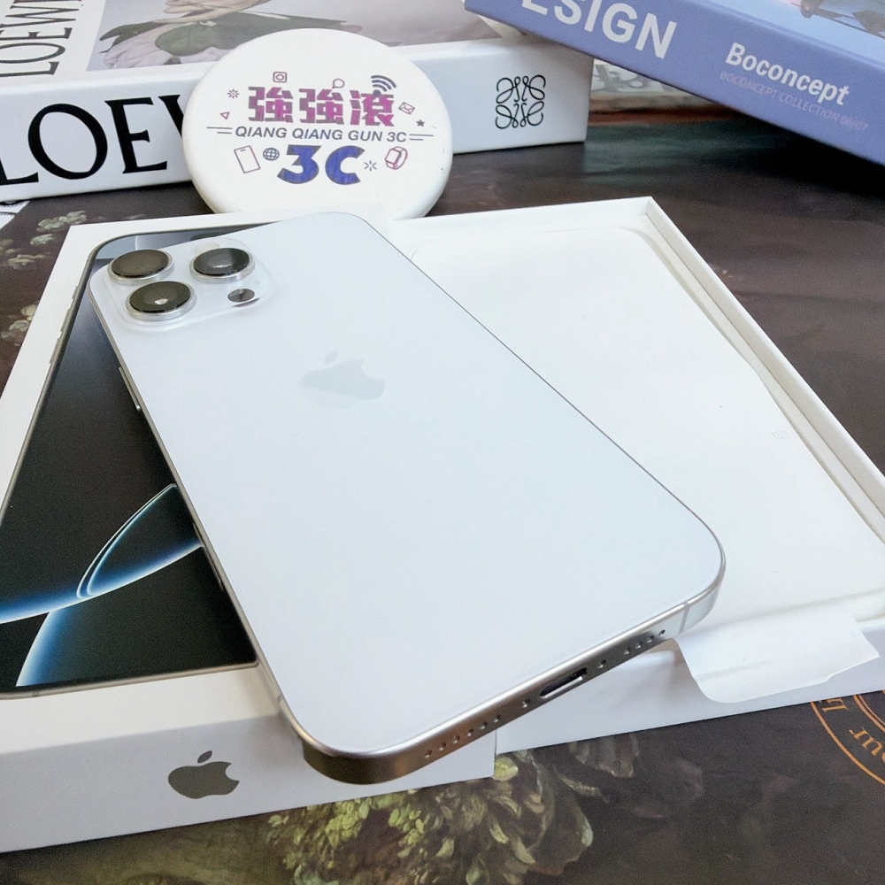 鹽行-二手 16 pro MAX 256G 白色 #87453(店家保固)