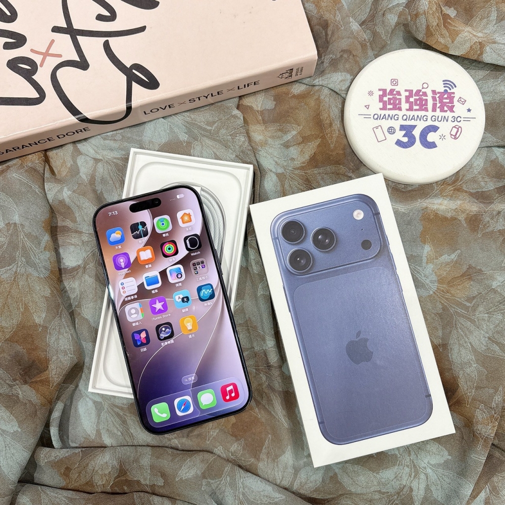 二手 iPhone17Pro 256G 藍色*22158(店家保固)