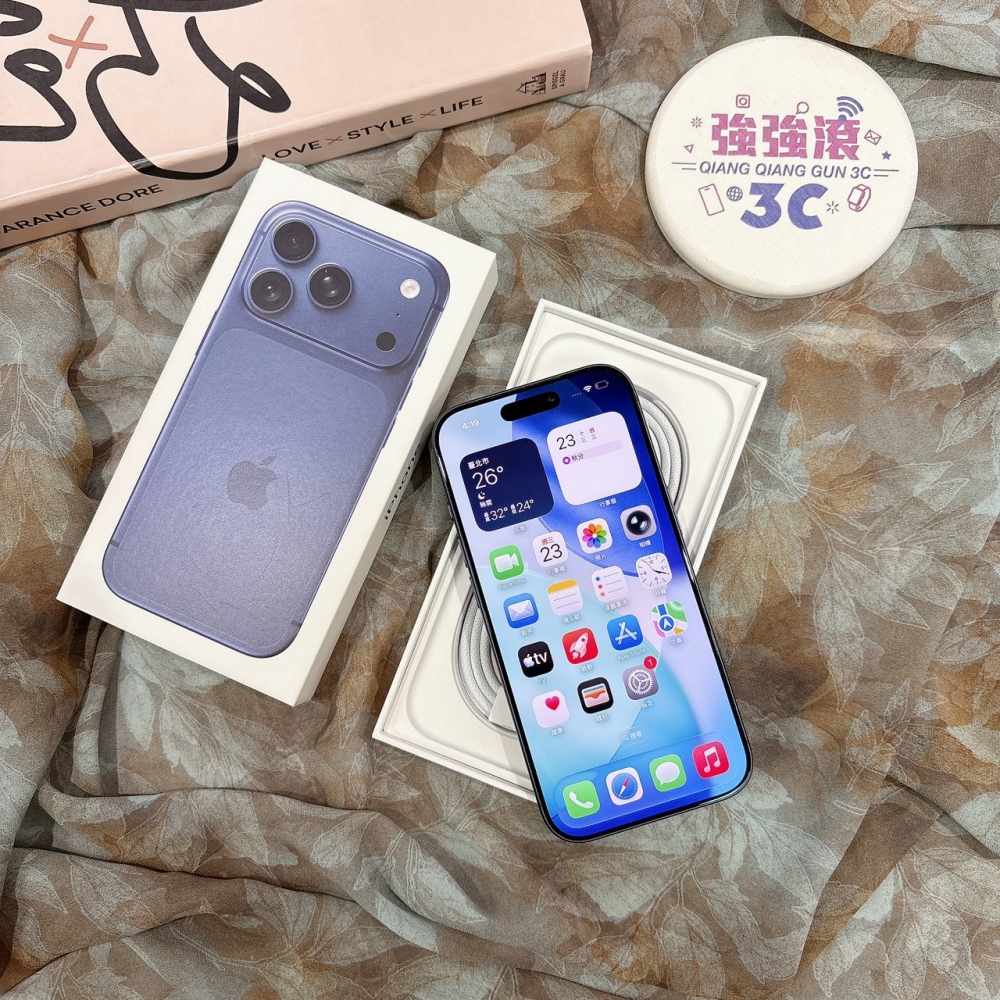 二手 iPhone17Pro 256G 藍色*63182(店家保固)