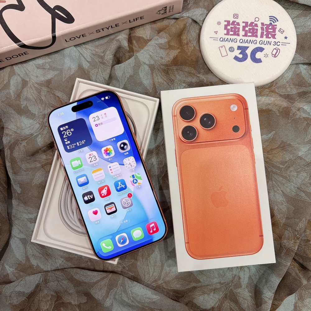 二手 iPhone17Pro 256G 橘色*99168（店家保固）