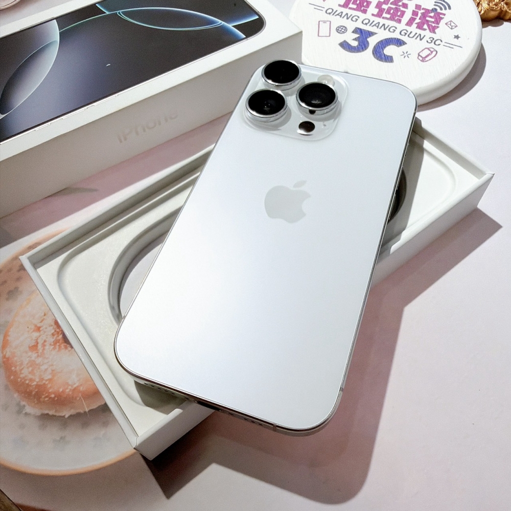善化-二手 iPhone16 Pro 256G 白色#12443(店家保固)