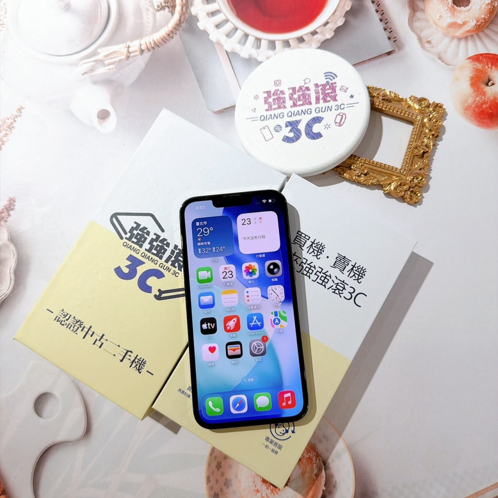 善化-二手 iPhone13 Pro 128G 黑色#25073(店家保固)
