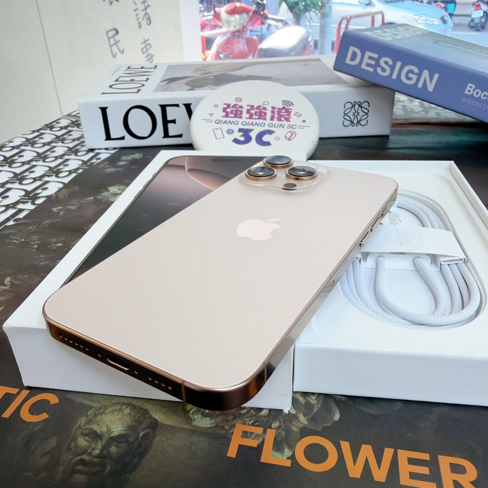 鹽行-二手 16 pro MAX 256G 金色 #51603(店家保固)