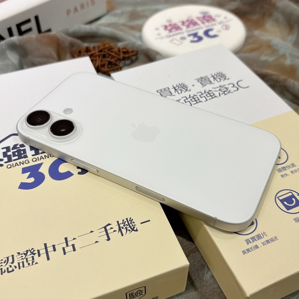 二手- IPHONE16 128G 白色 #76394(店家保固)