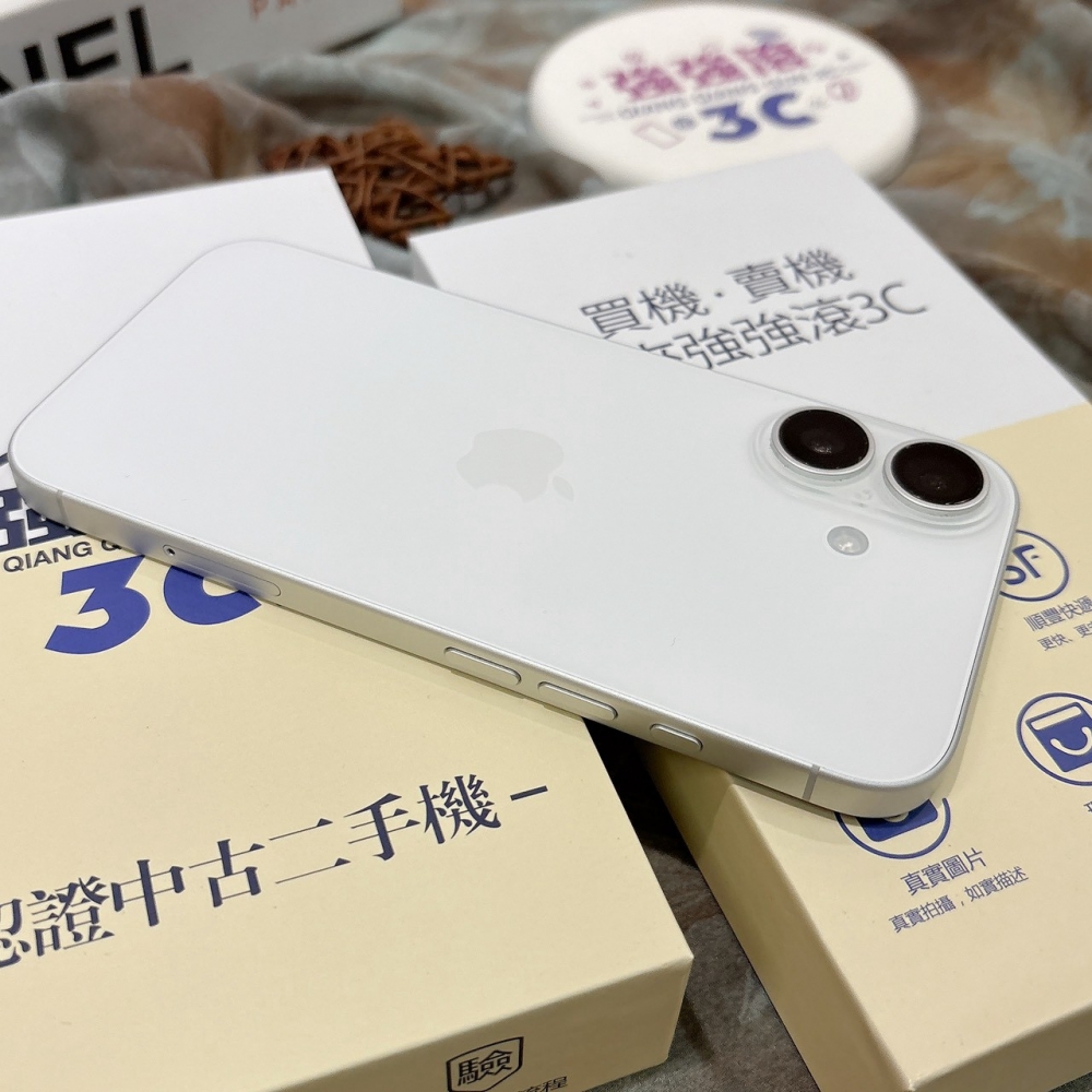 二手- IPHONE16 128G 白色 #76394(店家保固)
