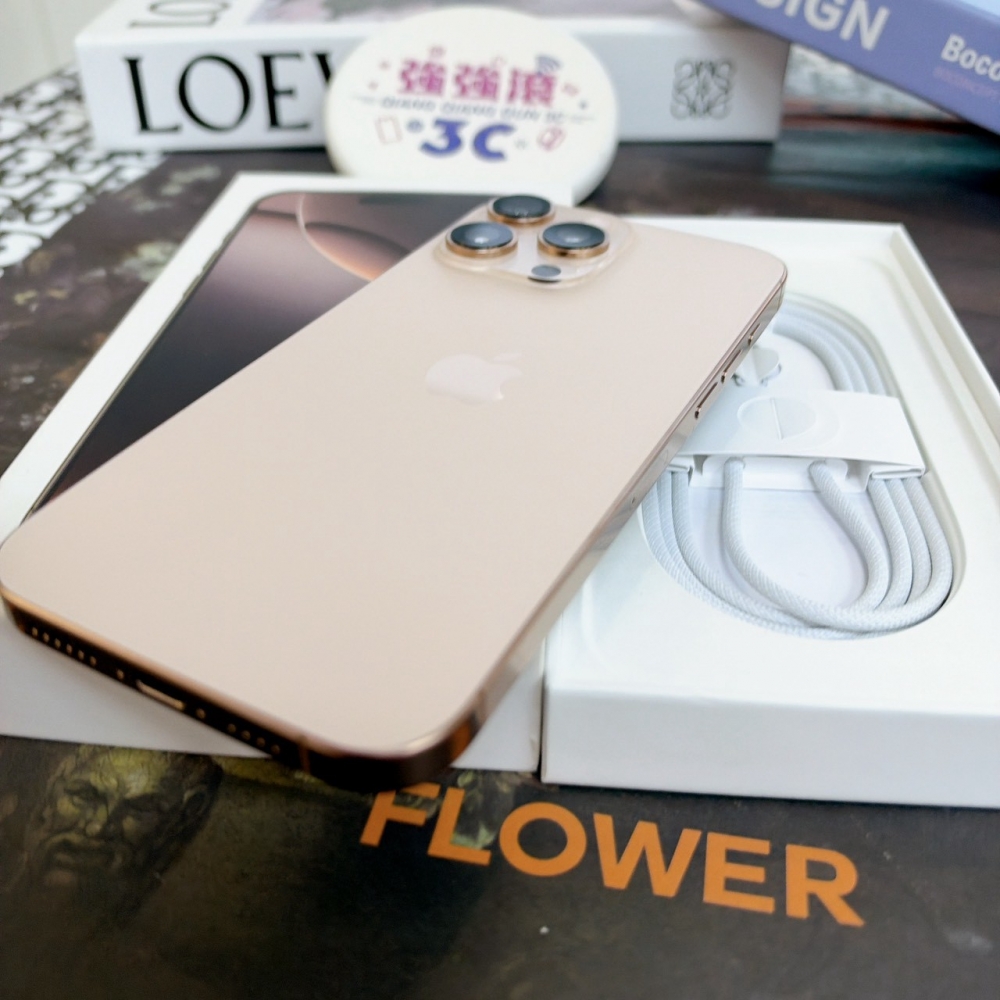 鹽行-二手 16 pro MAX 256G 金色 #27478(店家保固)