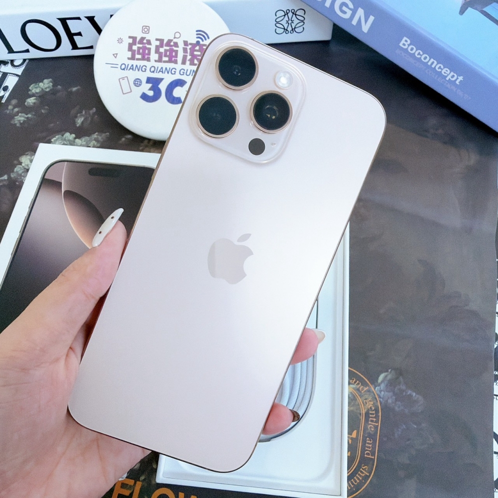 鹽行-二手 16 pro MAX 256G 金色 #27478(店家保固)