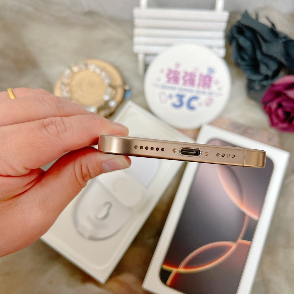佳里-二手iPhone16 Pro Max 512G 金色#64686(店家保固)