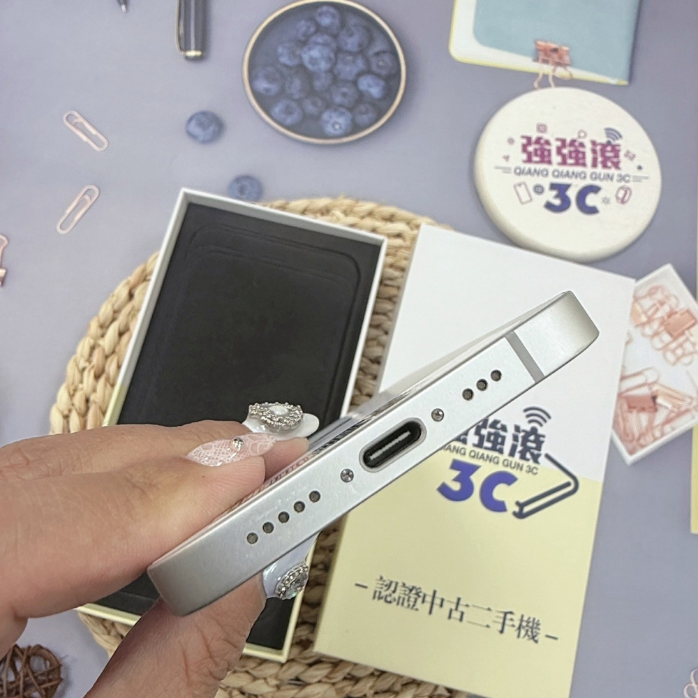 歸仁- 二手iPhone 16E 128G 白色*58138（店家保365天）