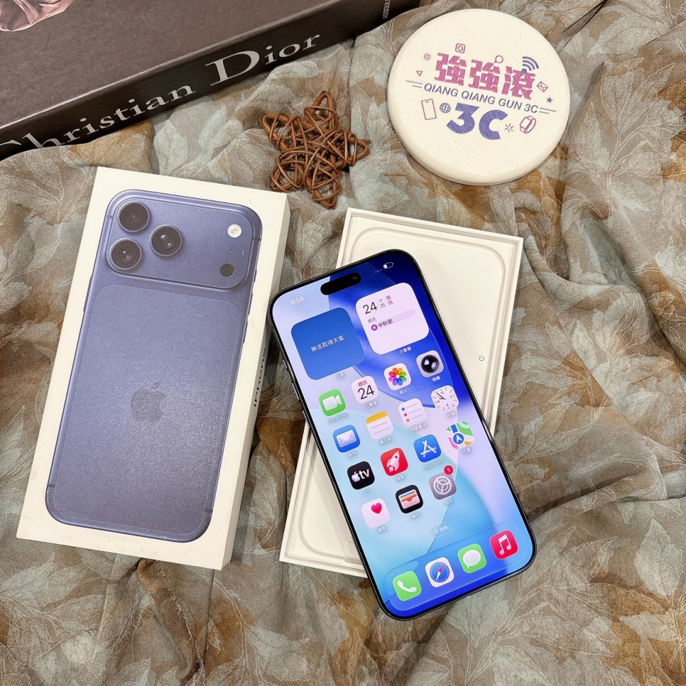 二手 iPhone17ProMax 512G 藍色*28431（店家保固365天）