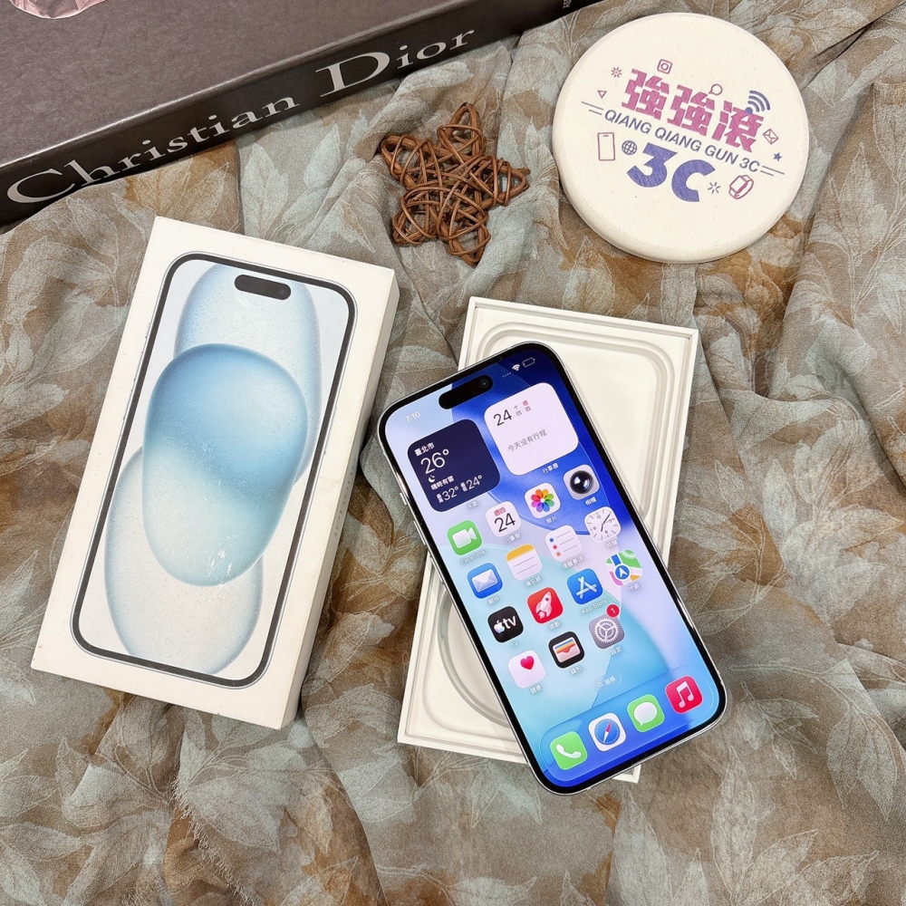二手 iPhone15 256G 藍色*29540（店家保固）
