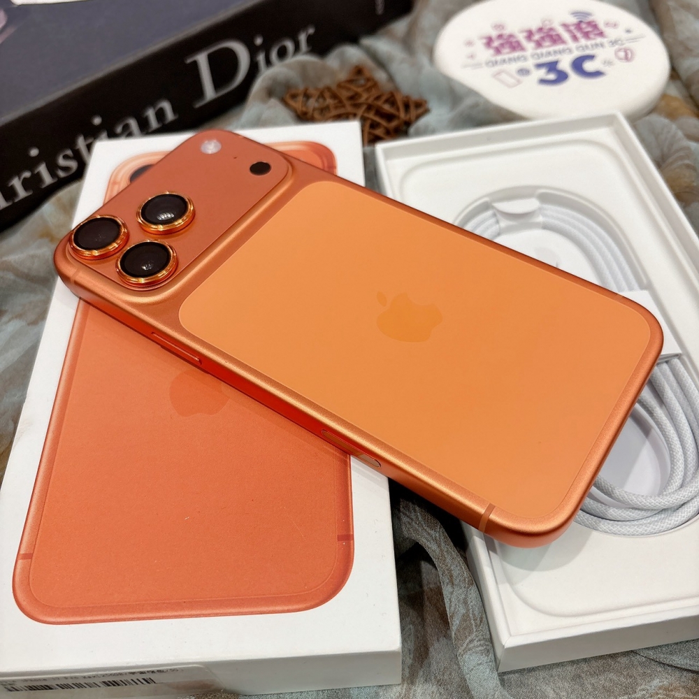 二手iPhone17 Pro Max 256G 橘色#31638(店家保固)