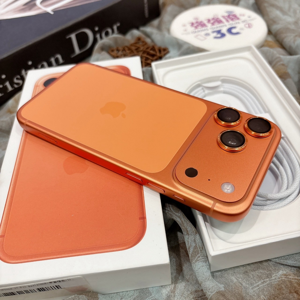 二手iPhone17 Pro Max 256G 橘色#31638(店家保固)