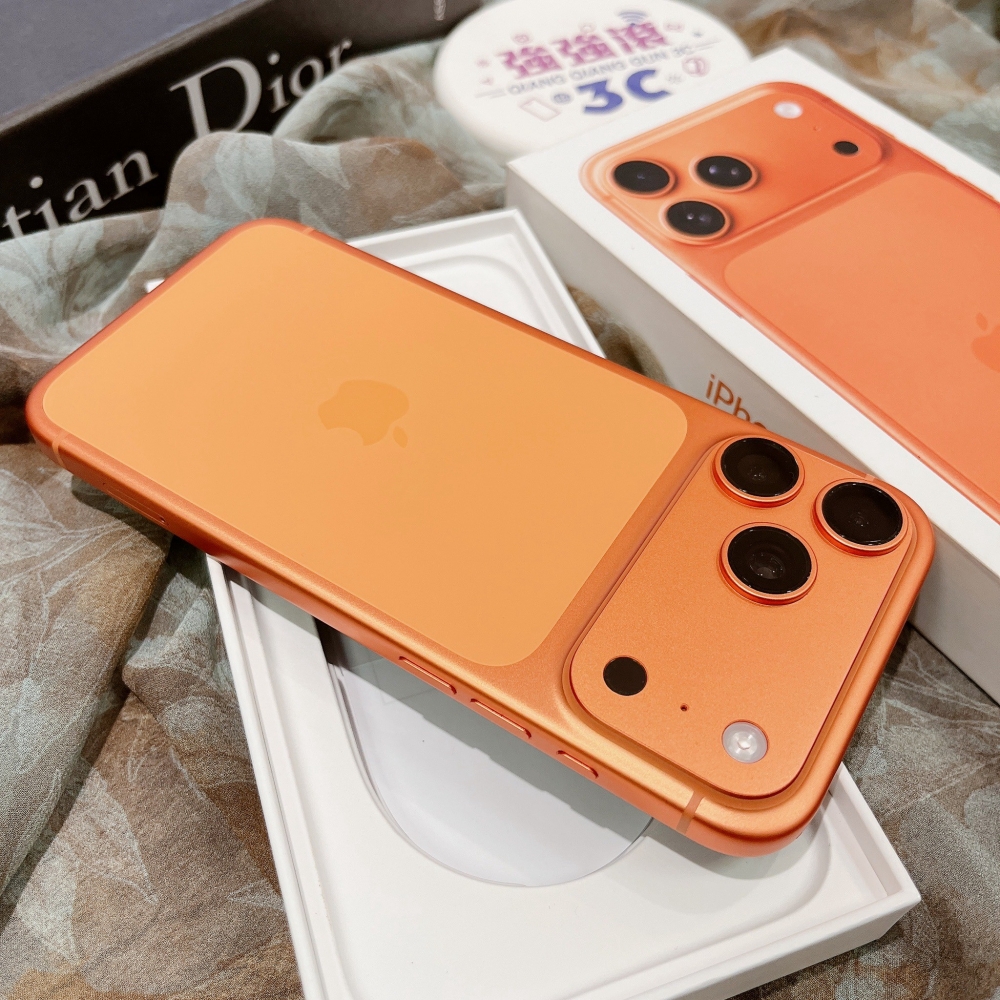 二手iPhone17 Pro Max 256G 橘色#27548(原廠保固)
