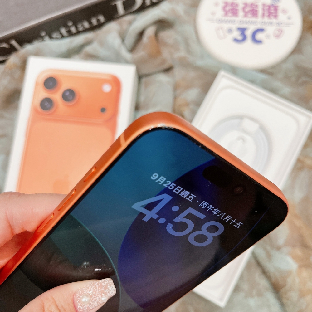 二手iPhone17 Pro Max 256G 橘色#32437（店家保固）