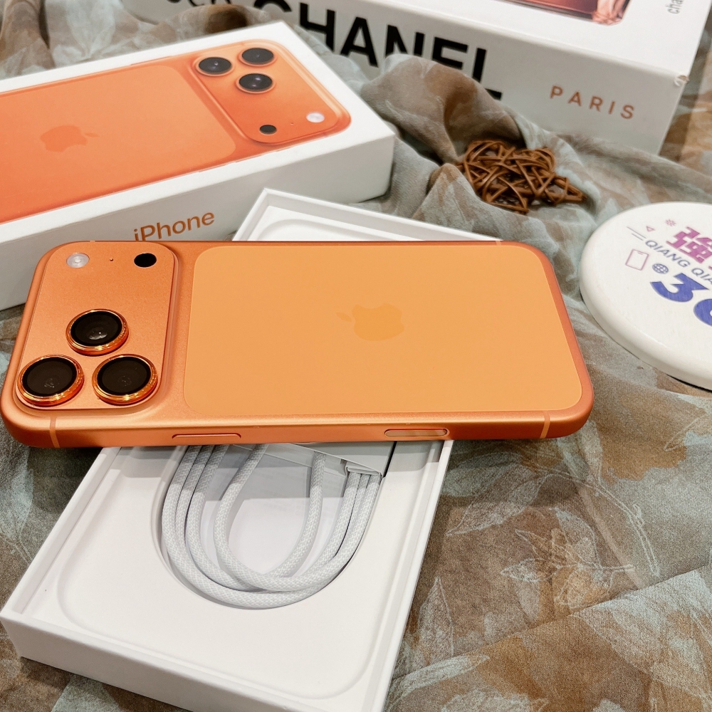 二手iPhone17 Pro Max 256G 橘色#33361（店家保固）