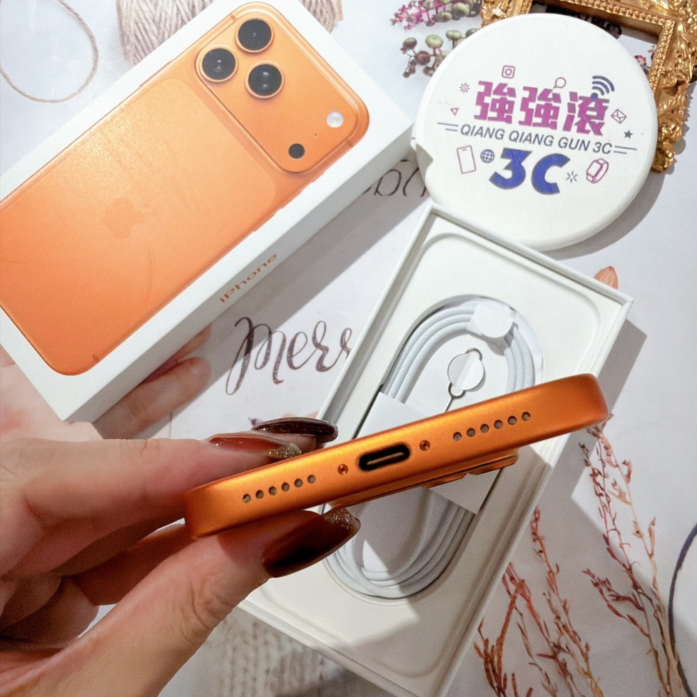 善化-二手 iPhone17 Pro Max 1TB 橘色#84428（原廠保固）