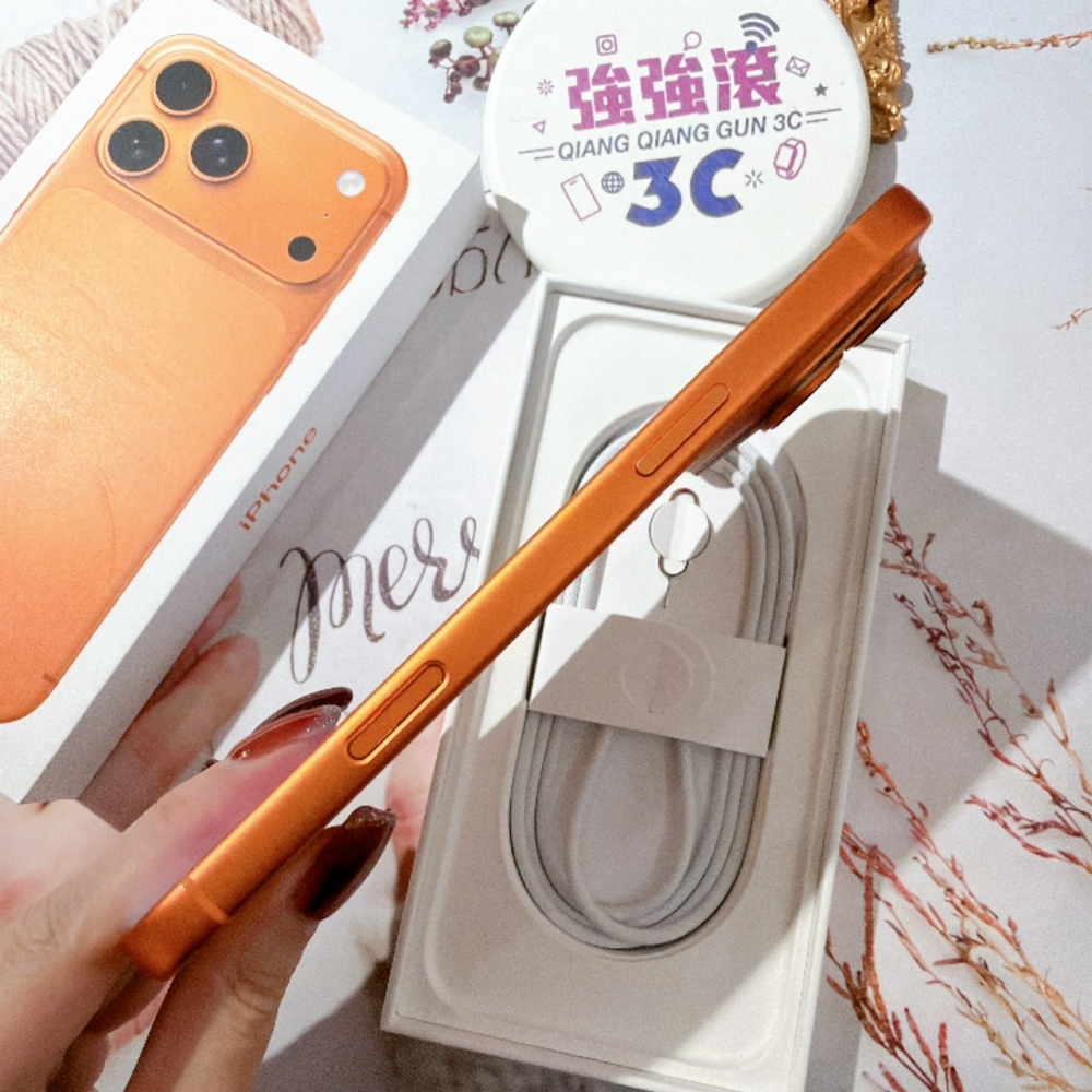 善化-二手 iPhone17 Pro Max 1TB 橘色#84428（原廠保固）