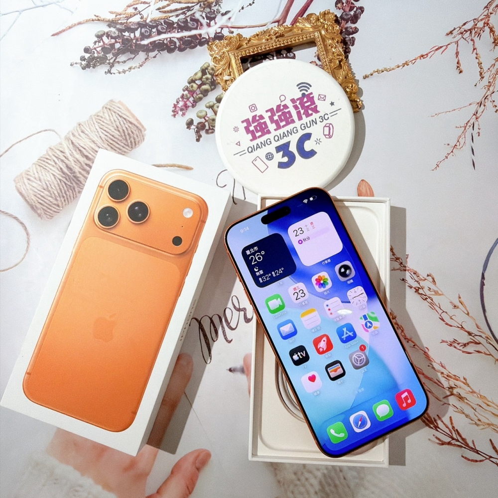 善化-二手 iPhone17 Pro Max 1TB 橘色#84428（原廠保固）