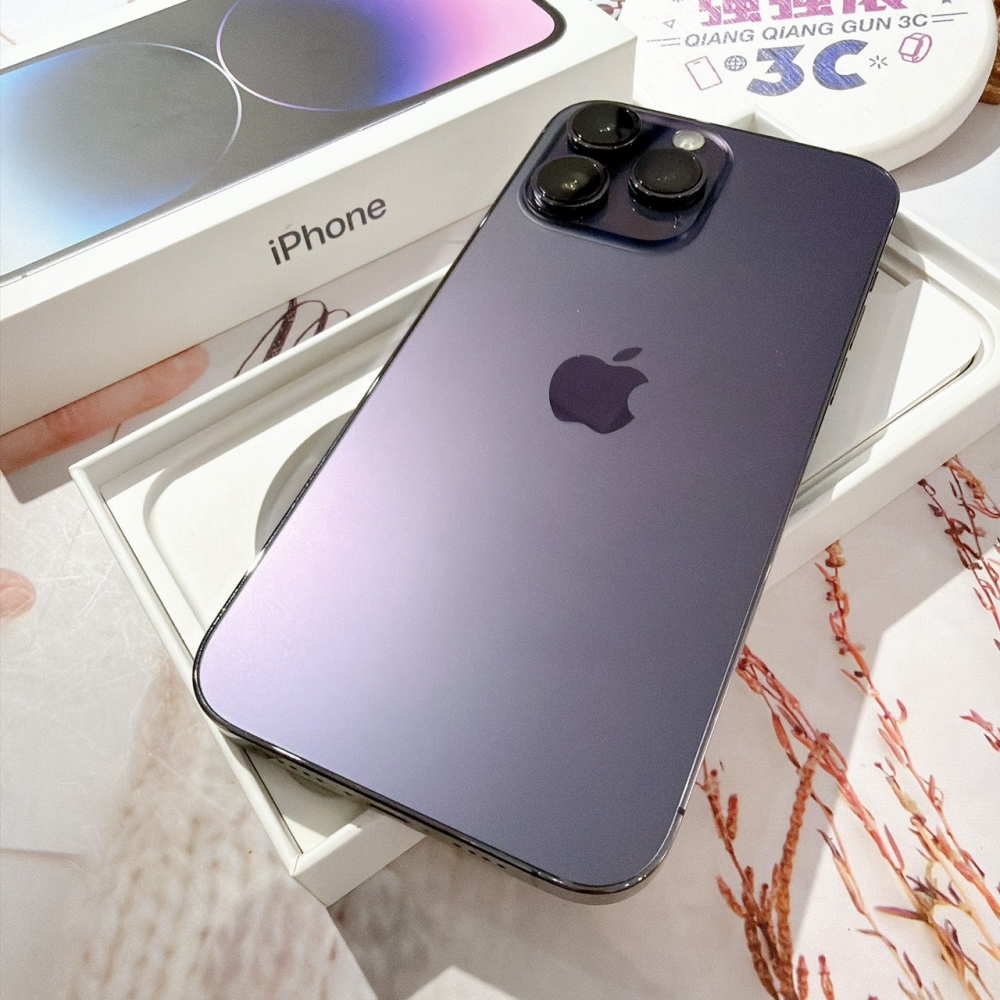 善化-二手 iPhone14 Pro MAX 256G 紫色#57293（店家保固）