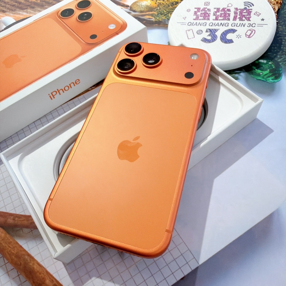 善化-二手 iPhone17 Pro Max 256G 橘色#61924(原廠保固)