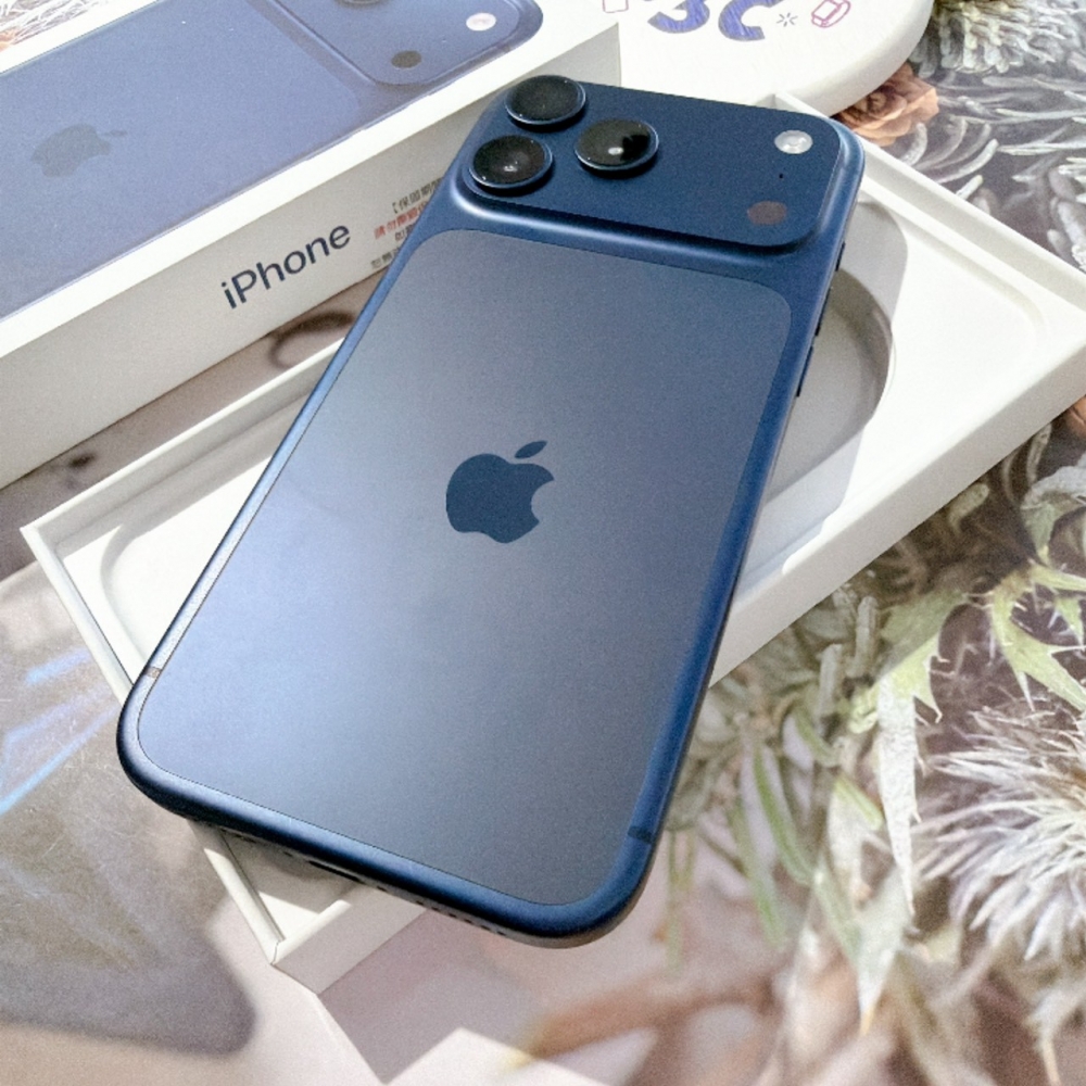 善化-二手 iPhone17 Pro Max 512G 藍色#12332（原廠保固）