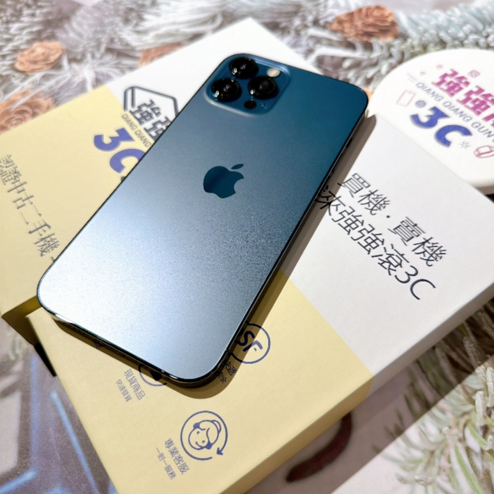 善化-二手 iPhone12 Pro Max 256G 藍色#86812（店家保固）