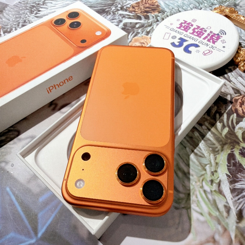 善化-二手 iPhone17 Pro Max 256G 橘色#61843（原廠保固）