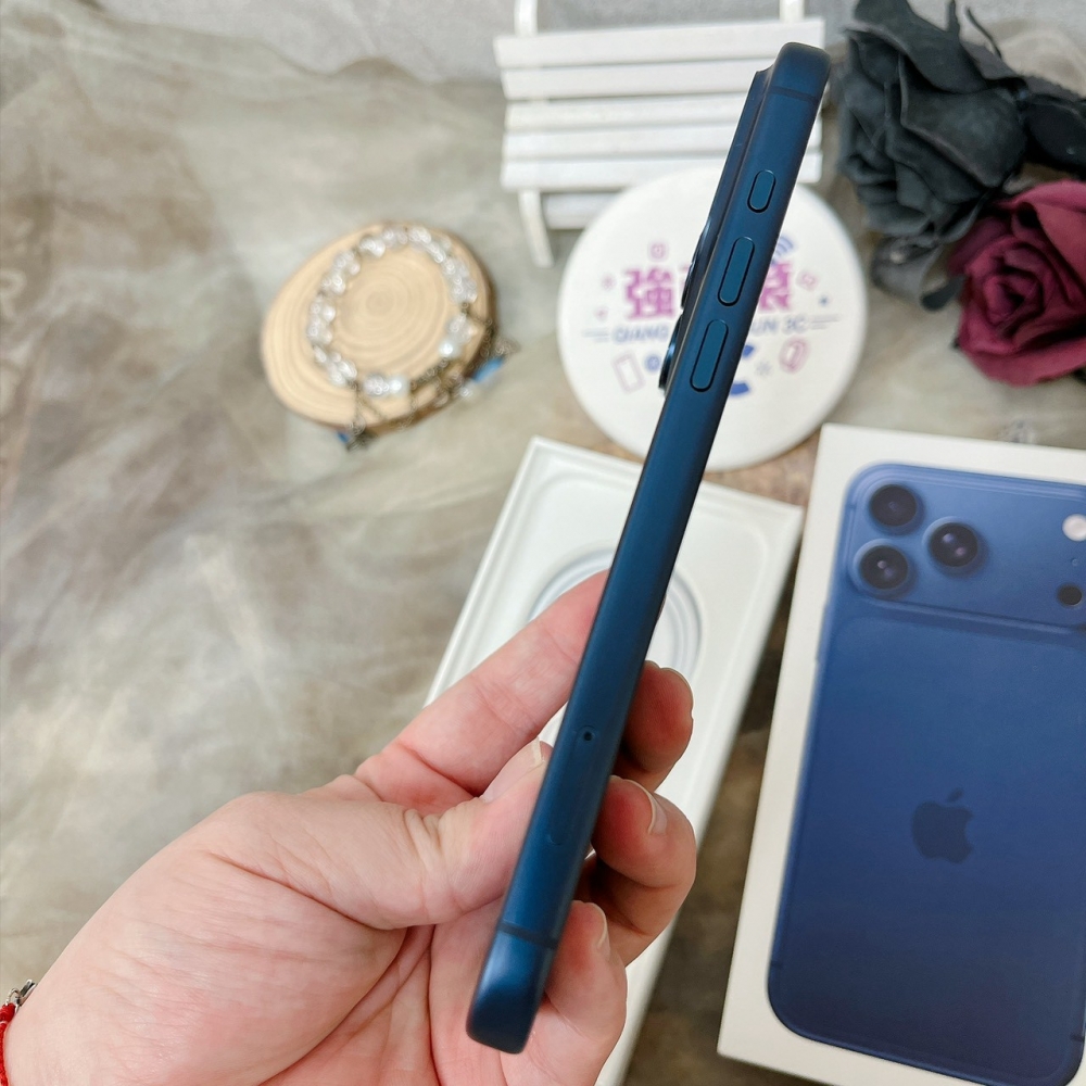 佳里-二手iPhone17 Pro Max 256G 藍色#28877(原廠保固)