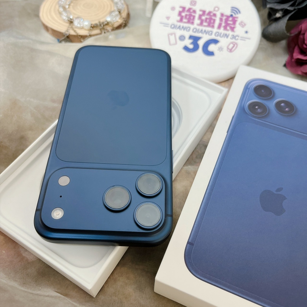 佳里-二手iPhone17 Pro Max 256G 藍色#28877(原廠保固)