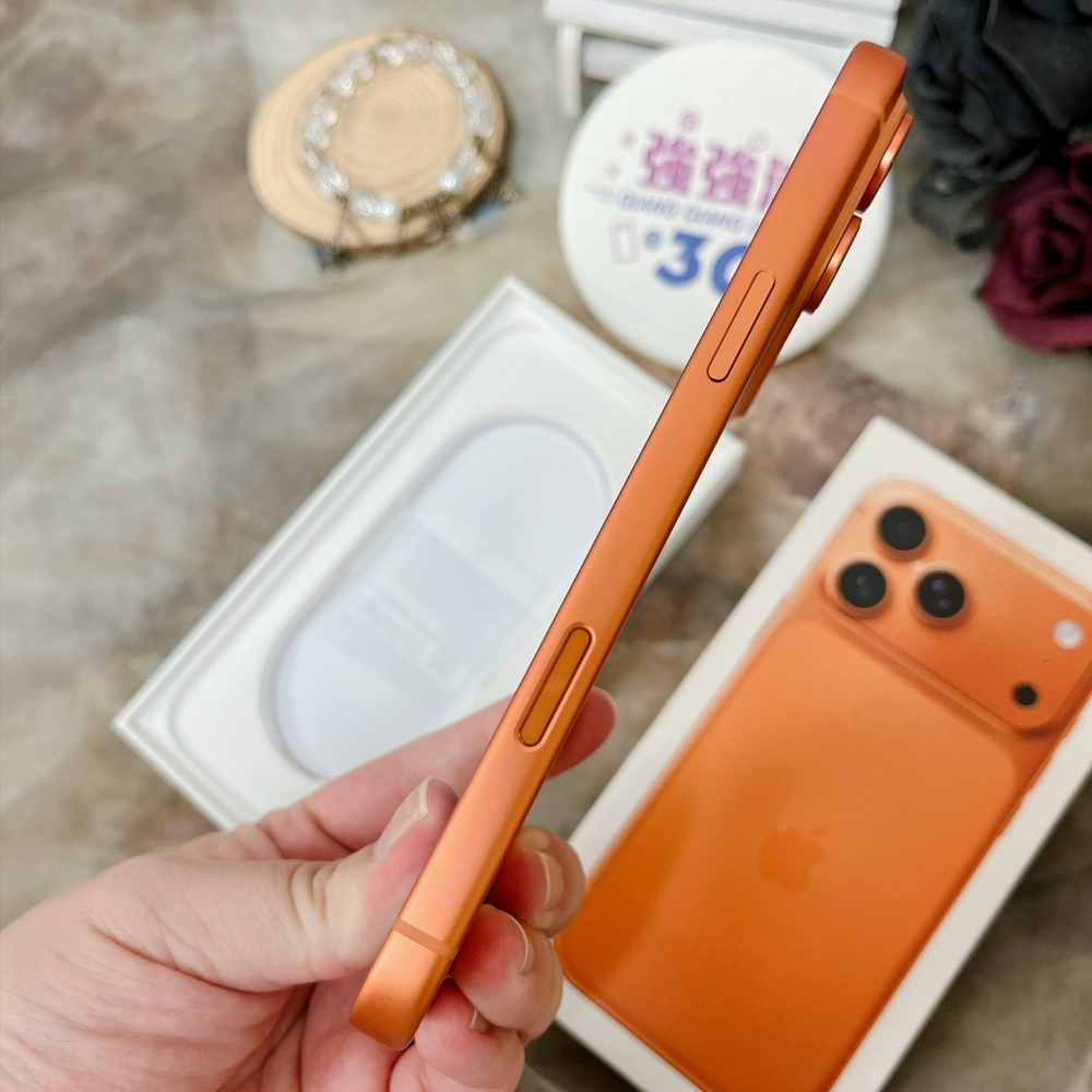 佳里-二手iPhone17 Pro MAX 256G 橘色#28221（店家保固）