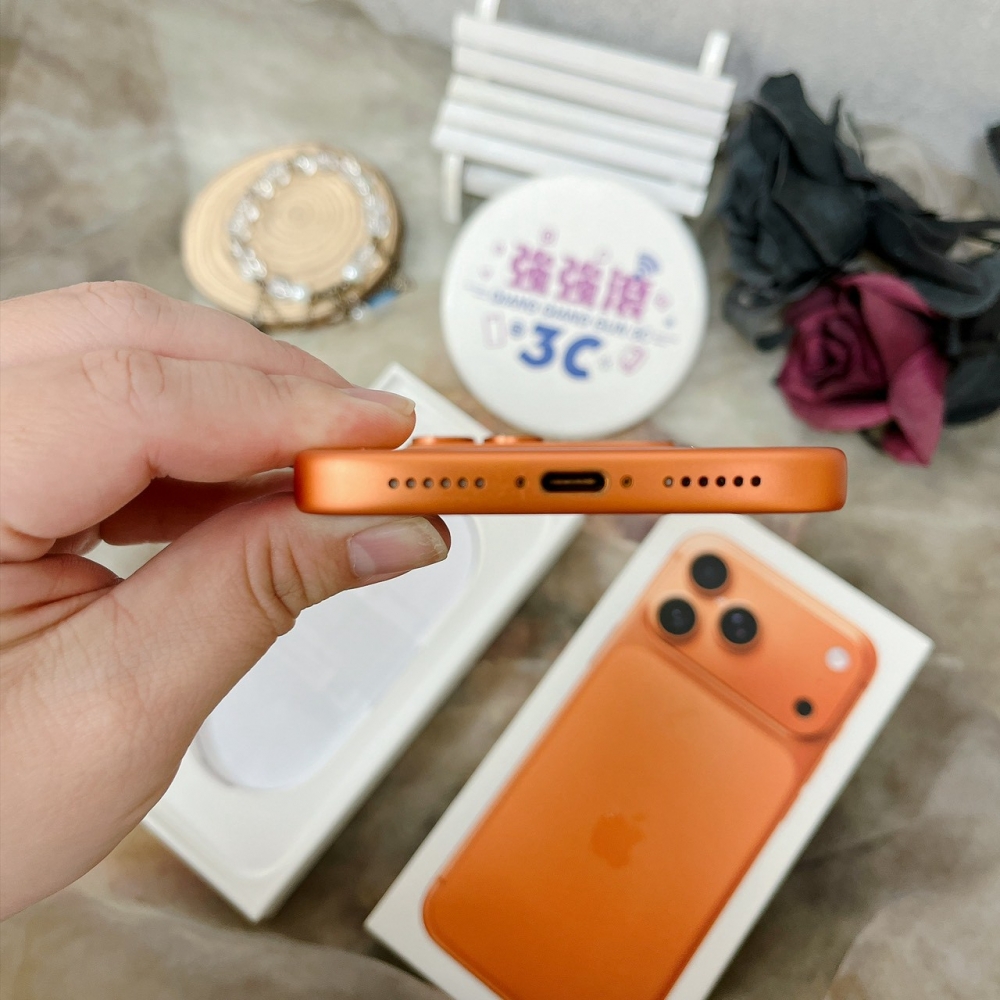 佳里-二手iPhone17 Pro MAX 256G 橘色#28221（店家保固）