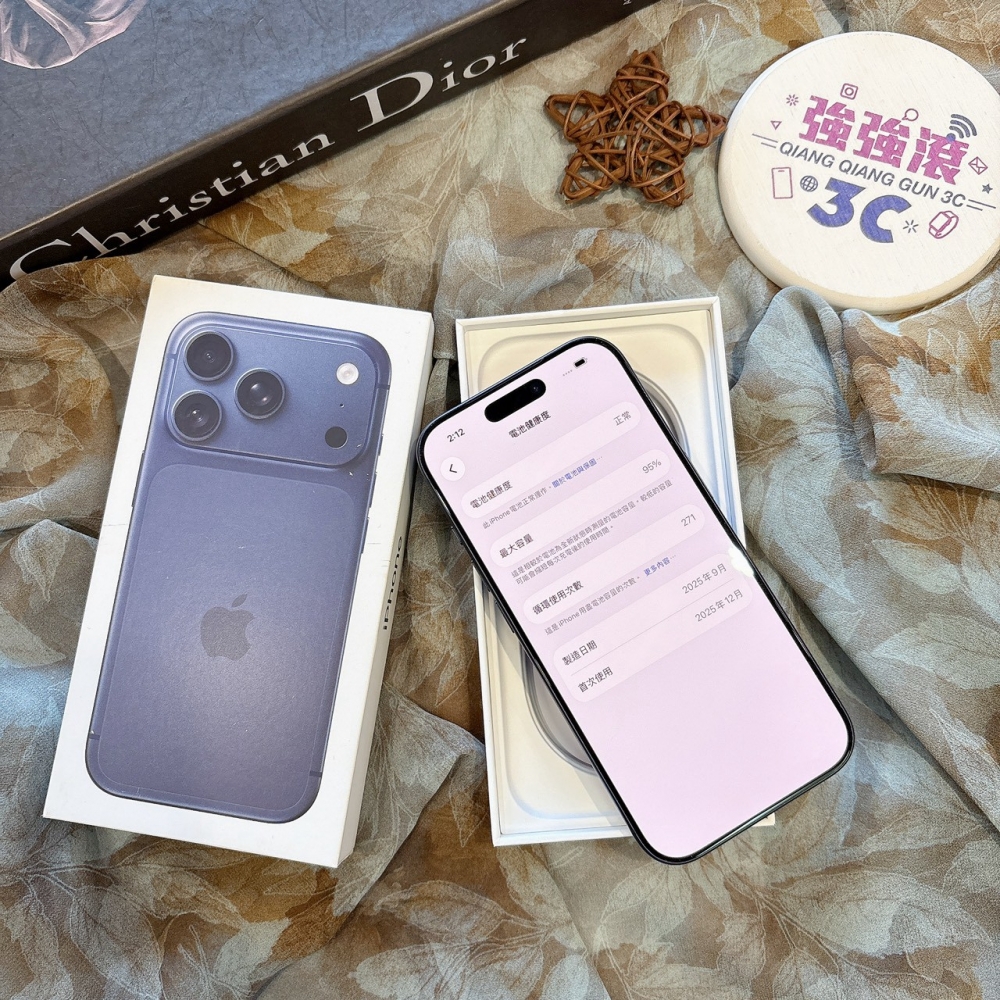 二手 iPhone17Pro 1TB 藍色*08547（原廠保固）
