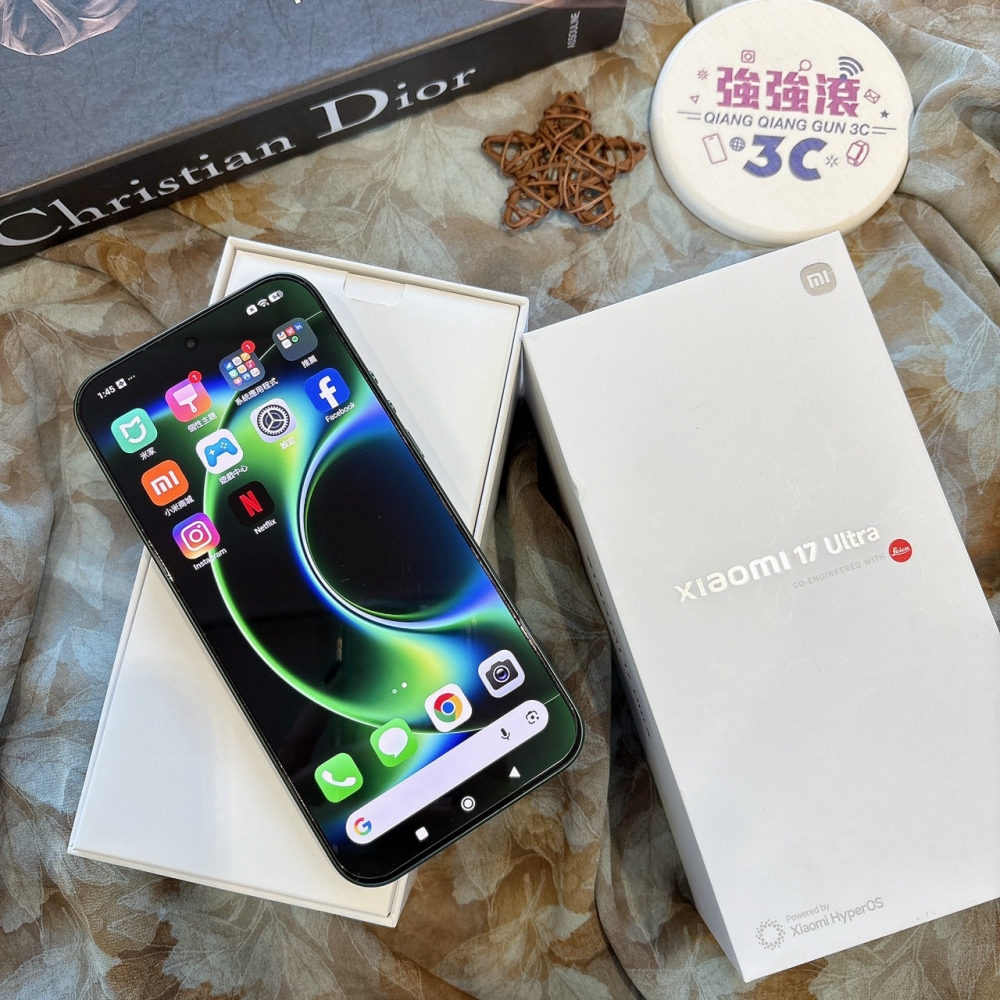 二手 小米 17Ultra 16+512G 綠色*49864（原廠保固）